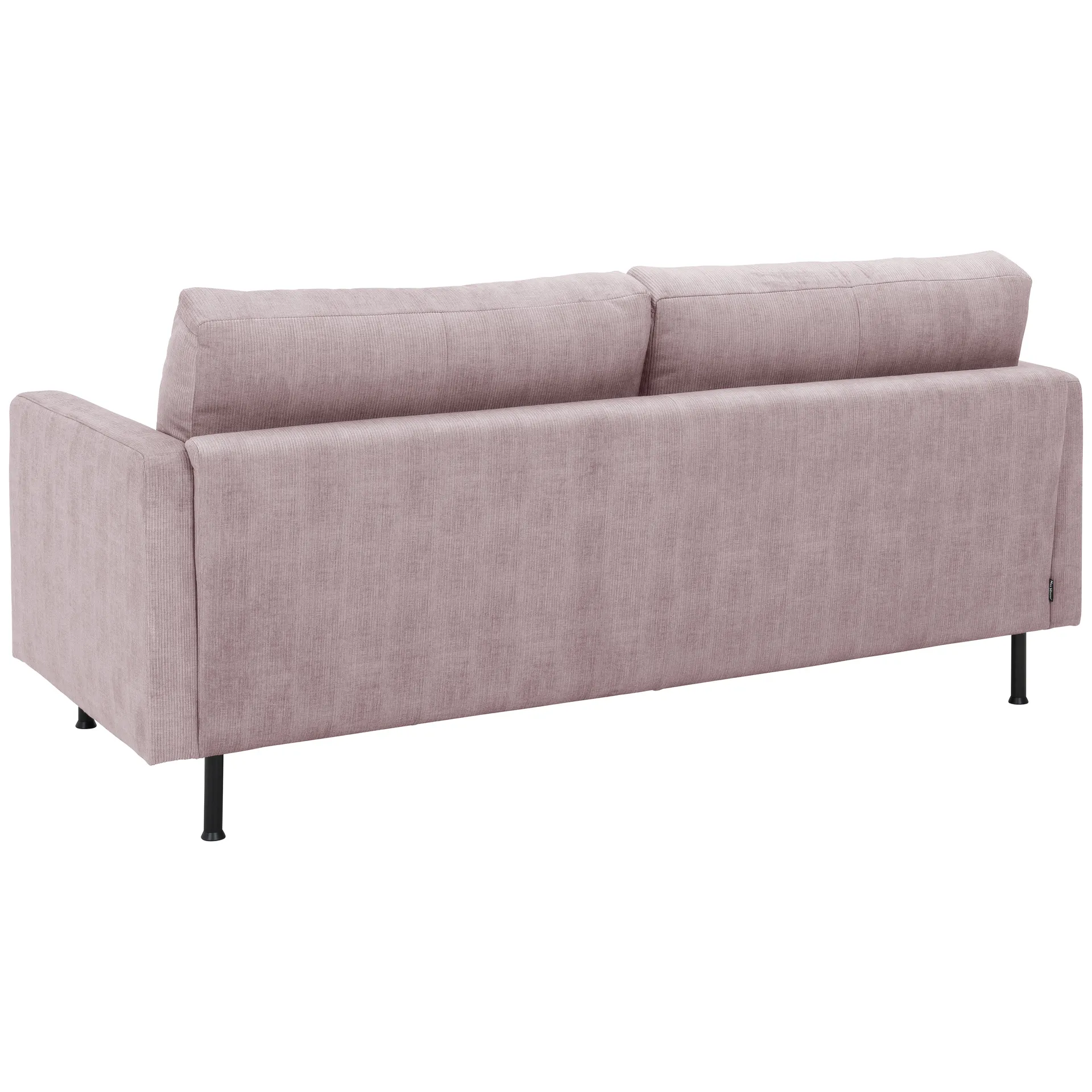 cornelius sofa rose mit schwarzen füßen
